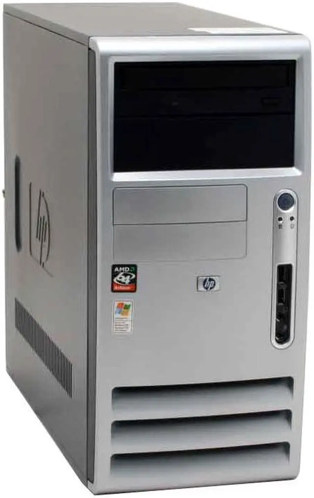 Alt view image 2 of 15 - HP Desktop PC dx5150(PZ588UA#ABA) 3500+(2.20 GHz) 512MB DDR 80GB HDD ATI Radeon Integrated Graphics Windows XP Professional