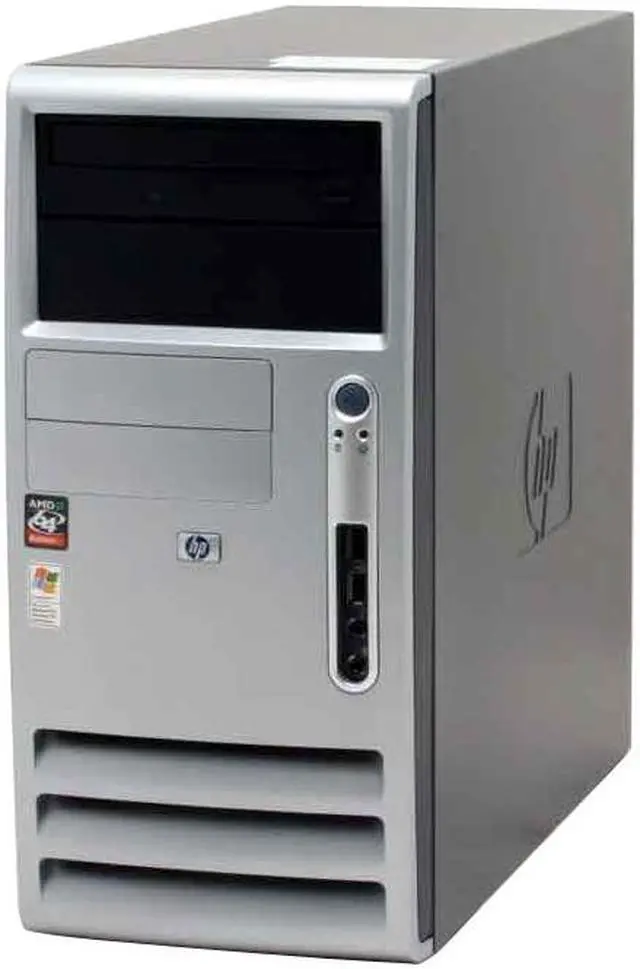 Alt view image 3 of 15 - HP Desktop PC dx5150(PZ588UA#ABA) 3500+(2.20 GHz) 512MB DDR 80GB HDD ATI Radeon Integrated Graphics Windows XP Professional