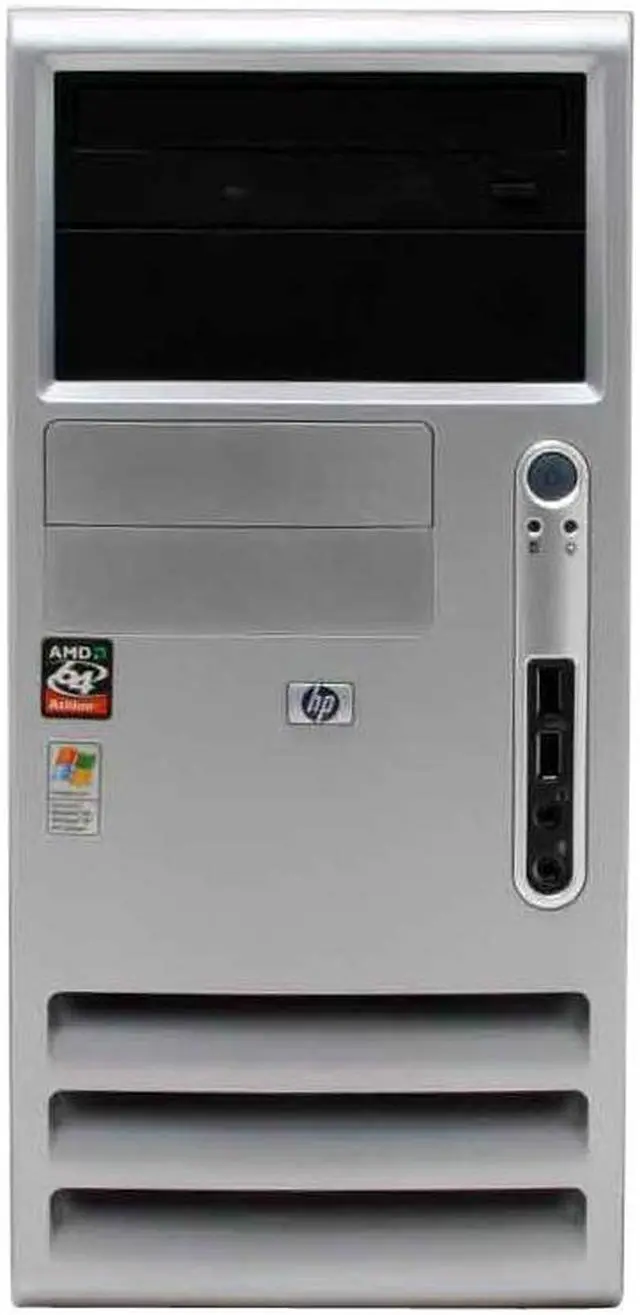 Alt view image 4 of 15 - HP Desktop PC dx5150(PZ588UA#ABA) 3500+(2.20 GHz) 512MB DDR 80GB HDD ATI Radeon Integrated Graphics Windows XP Professional