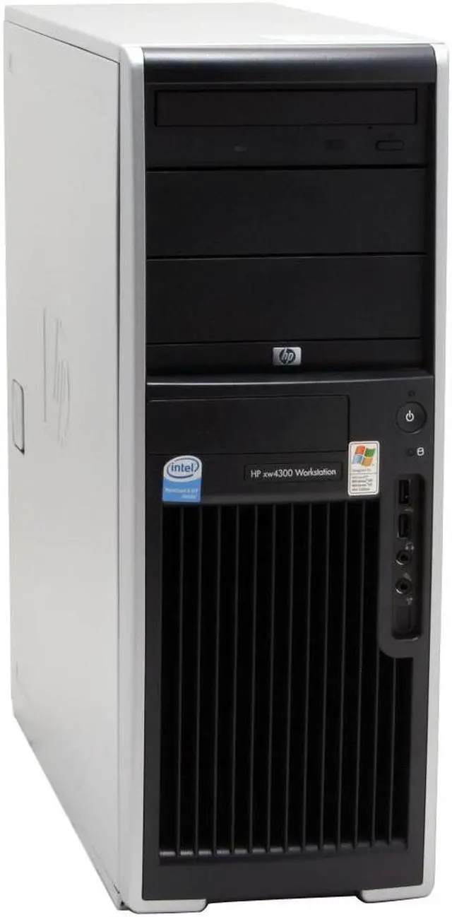 Alt view image 2 of 18 - HP Workstation xw4300(PZ012UT#ABA) Intel Pentium 4 640 1GB DDR2 160GB HDD Windows XP Professional