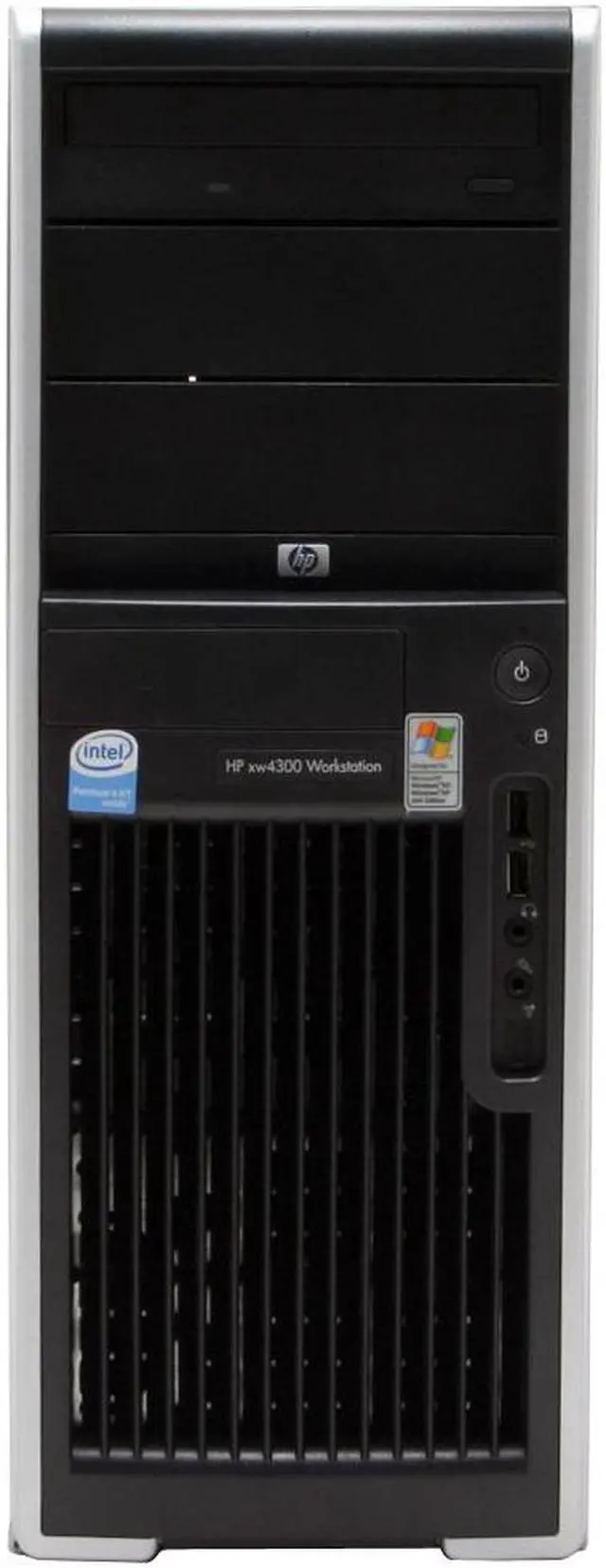 Alt view image 4 of 18 - HP Workstation xw4300(PZ012UT#ABA) Intel Pentium 4 640 1GB DDR2 160GB HDD Windows XP Professional