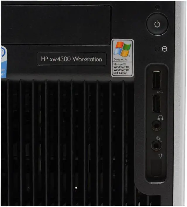 Alt view image 5 of 18 - HP Workstation xw4300(PZ012UT#ABA) Intel Pentium 4 640 1GB DDR2 160GB HDD Windows XP Professional
