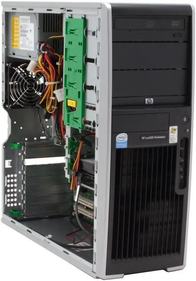 Alt view image 12 of 18 - HP Workstation xw4300(PZ012UT#ABA) Intel Pentium 4 640 1GB DDR2 160GB HDD Windows XP Professional