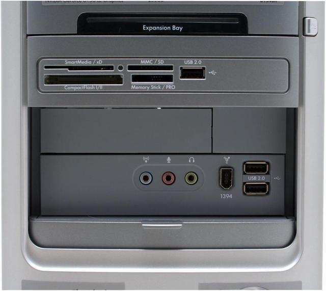 Alt view image 5 of 17 - HP Desktop PC Pavilion A1540N(EX276AA#ABA) 4200+ 2GB DDR2 250GB HDD NVIDIA GeForce 6150 Windows XP Media Center