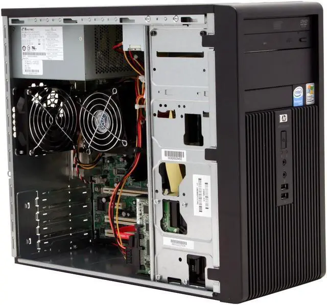 Alt view image 8 of 13 - HP Compaq Desktop PC dx2200(EN288UT#ABA) Intel Pentium 4 524 1GB DDR2 80GB HDD ATI Radeon Xpress 200 Integrated Windows XP Professional