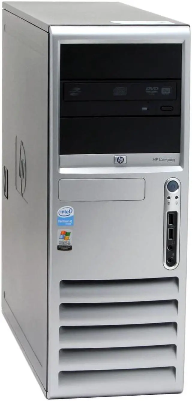 Alt view image 2 of 12 - HP Compaq Desktop PC dc7600(EN260UT#ABA) Intel Pentium D 945 1GB DDR2 250GB HDD NVIDIA NVS 285 Windows XP Professional