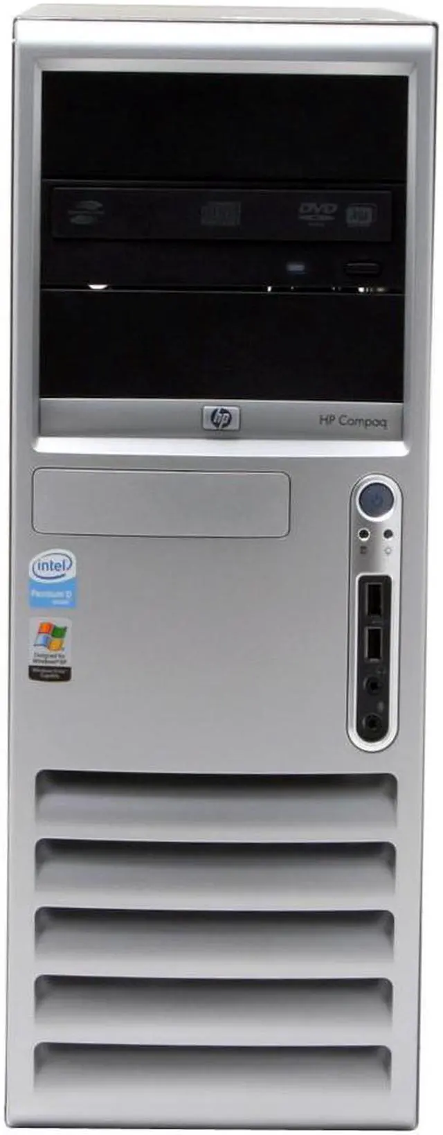 Alt view image 4 of 12 - HP Compaq Desktop PC dc7600(EN260UT#ABA) Intel Pentium D 945 1GB DDR2 250GB HDD NVIDIA NVS 285 Windows XP Professional