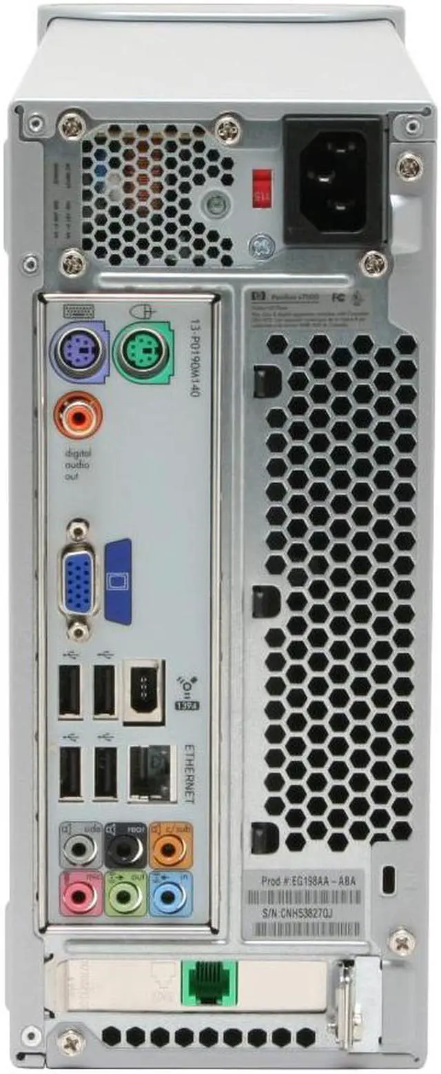 Alt view image 6 of 9 - HP Desktop PC Pavilion s7210n 1.40GHz 512MB DDR2 160GB HDD Intel GMA 900 Windows XP Home