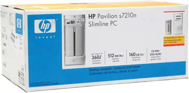 Alt view image 9 of 9 - HP Desktop PC Pavilion s7210n 1.40GHz 512MB DDR2 160GB HDD Intel GMA 900 Windows XP Home