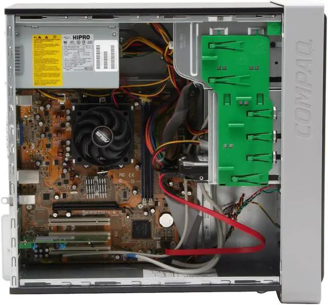 Alt view image 8 of 17 - COMPAQ Desktop PC Presario SR2030NX(RJ036AA) 3800+ (2.00 GHz) 1GB DDR2 200GB HDD NVIDIA GeForce 6150 LE Windows XP Media Center