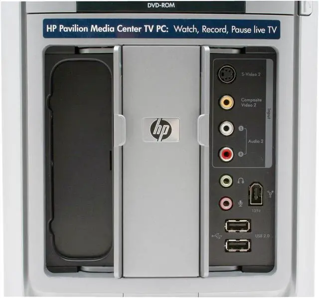 Alt view image 4 of 19 - HP Desktop PC Pavilion m7680n(RC647AA) Intel Core 2 Duo E6400 2GB DDR2 500GB HDD NVIDIA GeForce 7300LE Windows XP Media Center