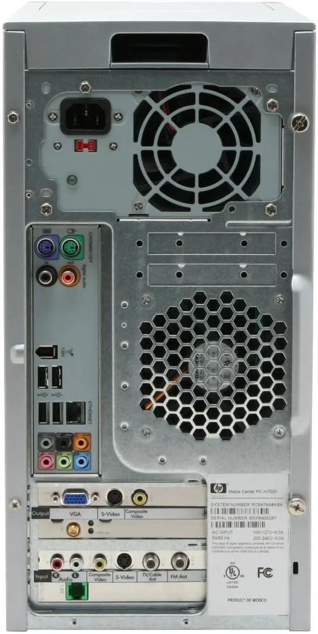 Alt view image 12 of 19 - HP Desktop PC Pavilion m7680n(RC647AA) Intel Core 2 Duo E6400 2GB DDR2 500GB HDD NVIDIA GeForce 7300LE Windows XP Media Center