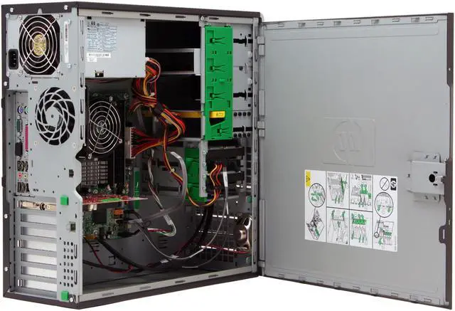 Alt view image 8 of 15 - HP Compaq Desktop PC dc7700(EN328UT#ABA) Intel Core 2 Duo E6400 2GB DDR2 500GB HDD ATI Radeon X1600XT Windows XP Professional