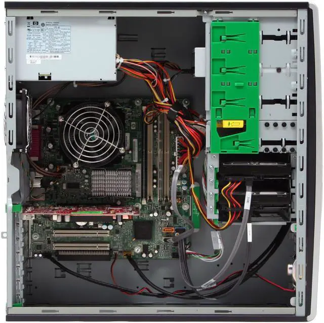 Alt view image 9 of 15 - HP Compaq Desktop PC dc7700(EN328UT#ABA) Intel Core 2 Duo E6400 2GB DDR2 500GB HDD ATI Radeon X1600XT Windows XP Professional