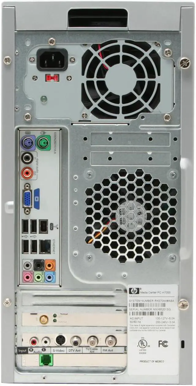 Alt view image 8 of 19 - HP Desktop PC Pavilion m7760n(RK570AA) Intel Core 2 Duo E6400 2GB DDR2 500GB HDD Intel GMA 950 Windows Vista Home Premium