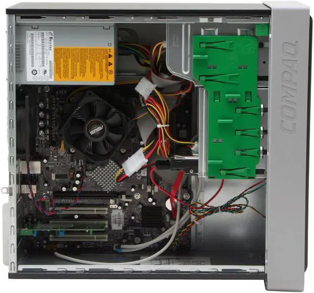 Alt view image 8 of 18 - COMPAQ Desktop PC Presario SR2150NX(RR790AA) Intel Celeron D 356 512MB DDR2 120GB HDD ATI Radeon Xpress 1100 Integrated Windows Vista Home Basic