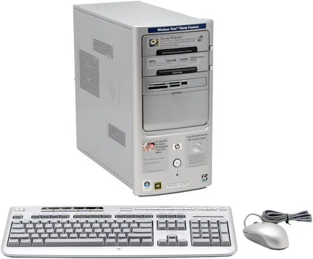 Main image of HP Desktop PC Pavilion a1700n(RK572AA) 3800+ (2.00 GHz) 1GB DDR2 250GB HDD NVIDIA GeForce 6150 LE Windows Vista Home Premium