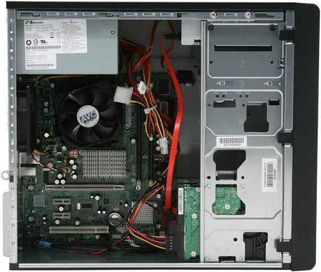 Alt view image 8 of 15 - HP Compaq Desktop PC dx2300(RT844UT#ABA) Intel Pentium D 925 1GB DDR2 160GB HDD Intel GMA 3000 Windows Vista Business