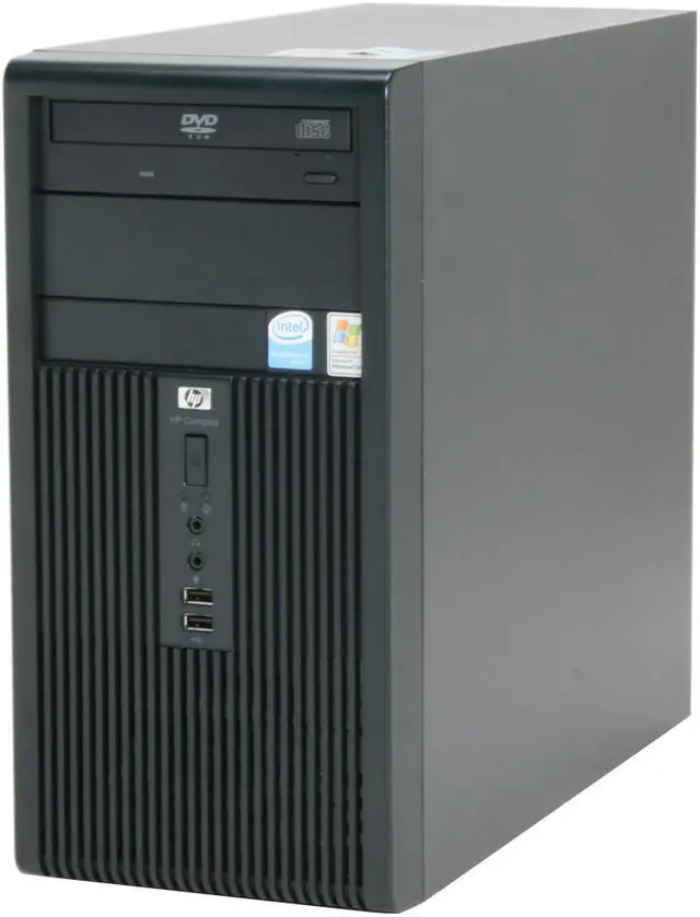 Alt view image 3 of 16 - HP Compaq Desktop PC dx2300(RT837UT#ABA) Intel Pentium 4 641 512MB DDR2 80GB HDD Intel GMA 3000 Windows XP Professional