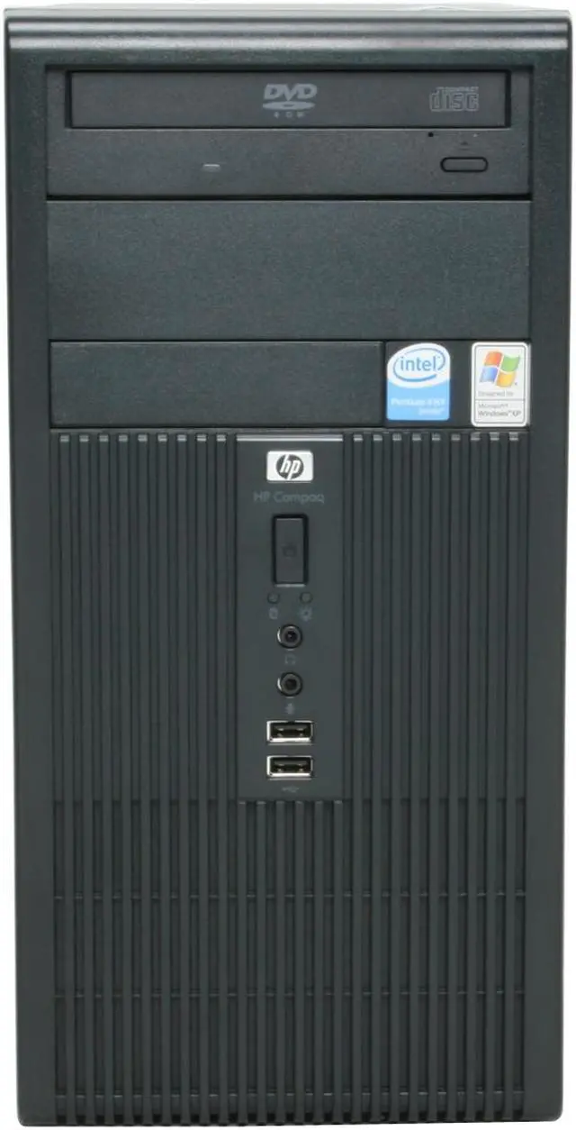 Alt view image 4 of 16 - HP Compaq Desktop PC dx2300(RT837UT#ABA) Intel Pentium 4 641 512MB DDR2 80GB HDD Intel GMA 3000 Windows XP Professional