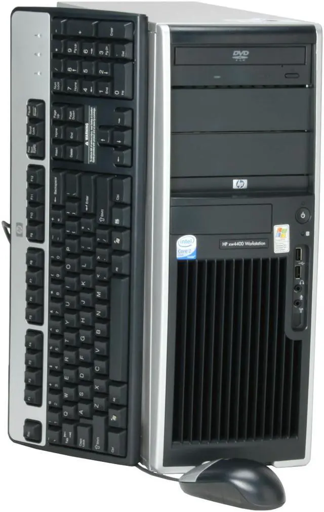Main image of HP Desktop PC xw4400(RB351UT#ABA) Intel Core 2 Duo E4300 1GB DDR2 80GB HDD NVIDIA NVS 285 Windows XP Professional