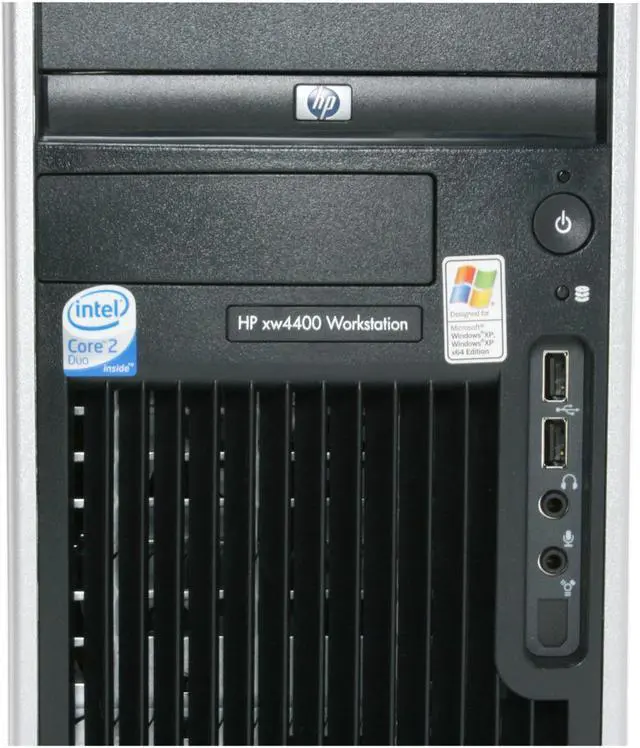 Alt view image 5 of 17 - HP Desktop PC xw4400(RB351UT#ABA) Intel Core 2 Duo E4300 1GB DDR2 80GB HDD NVIDIA NVS 285 Windows XP Professional