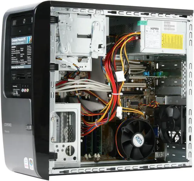 Alt view image 8 of 12 - COMPAQ Desktop PC Presario SR5050NX(RX897AA) Intel Pentium D 925 1GB DDR2 250GB HDD Intel GMA 950 Windows Vista Home Premium