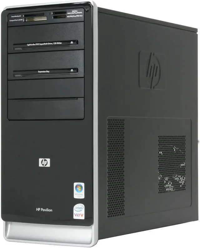 Alt view image 2 of 12 - HP Desktop PC Pavilion a6010n(RX900AA) Intel Core 2 Duo E4300 1GB DDR2 320GB HDD Intel GMA 950 Windows Vista Home Premium