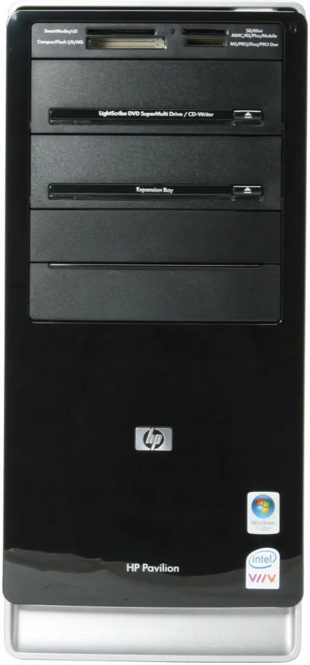 Alt view image 3 of 12 - HP Desktop PC Pavilion a6010n(RX900AA) Intel Core 2 Duo E4300 1GB DDR2 320GB HDD Intel GMA 950 Windows Vista Home Premium
