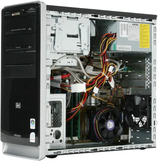 Alt view image 8 of 12 - HP Desktop PC Pavilion a6010n(RX900AA) Intel Core 2 Duo E4300 1GB DDR2 320GB HDD Intel GMA 950 Windows Vista Home Premium