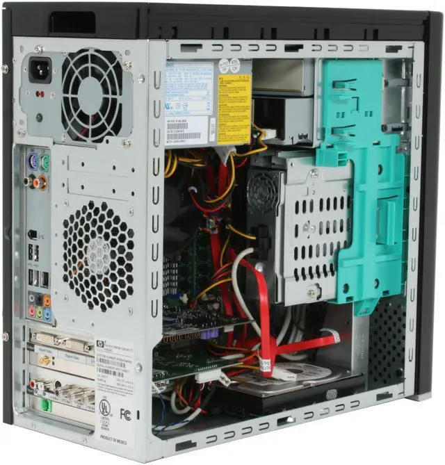 Alt view image 15 of 19 - HP Desktop PC Pavilion m8040n (RX884AA) Intel Core 2 Duo E6420 2GB DDR2 640GB HDD NVIDIA GeForce 7600GT Windows Vista Ultimate