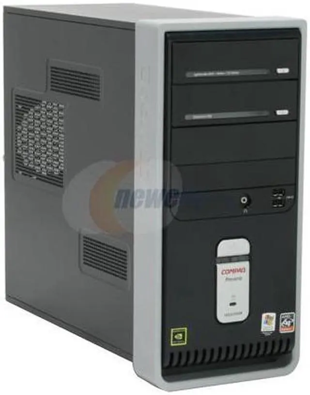 Alt view image 2 of 18 - COMPAQ Desktop PC Presario SR2013WM(RE468AS) 3800+ (2.00 GHz) 512MB DDR2 160GB HDD NVIDIA GeForce 6150 LE Windows XP Media Center