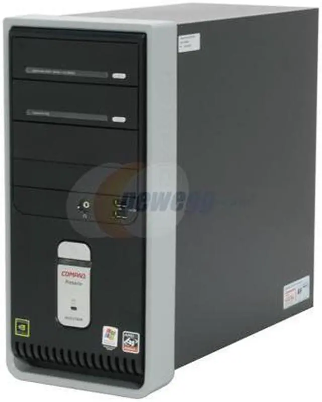 Alt view image 3 of 18 - COMPAQ Desktop PC Presario SR2013WM(RE468AS) 3800+ (2.00 GHz) 512MB DDR2 160GB HDD NVIDIA GeForce 6150 LE Windows XP Media Center
