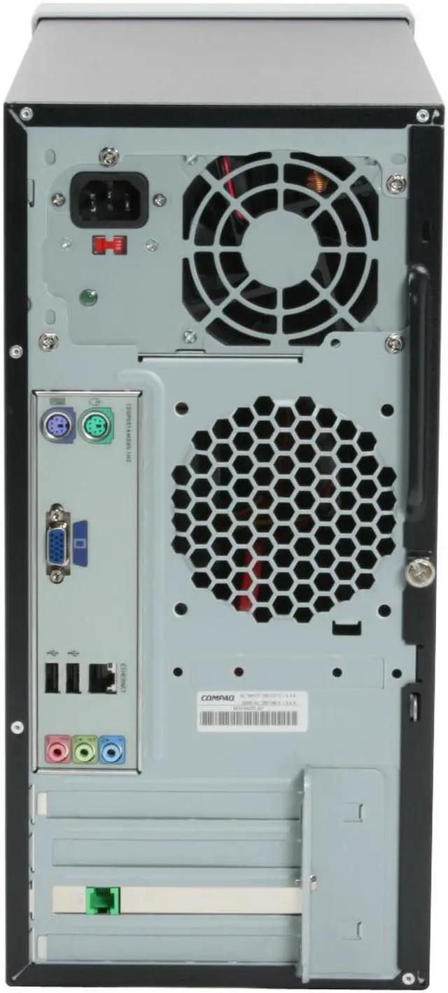 Alt view image 7 of 18 - COMPAQ Desktop PC Presario SR2013WM(RE468AS) 3800+ (2.00 GHz) 512MB DDR2 160GB HDD NVIDIA GeForce 6150 LE Windows XP Media Center