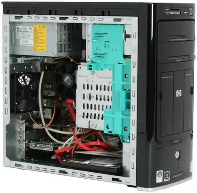 Alt view image 13 of 19 - HP Desktop PC Pavilion M8120N(GC674AA) Intel Core 2 Quad Q6600 3GB DDR2 640GB HDD NVIDIA GeForce 7350LE Windows Vista Home Premium