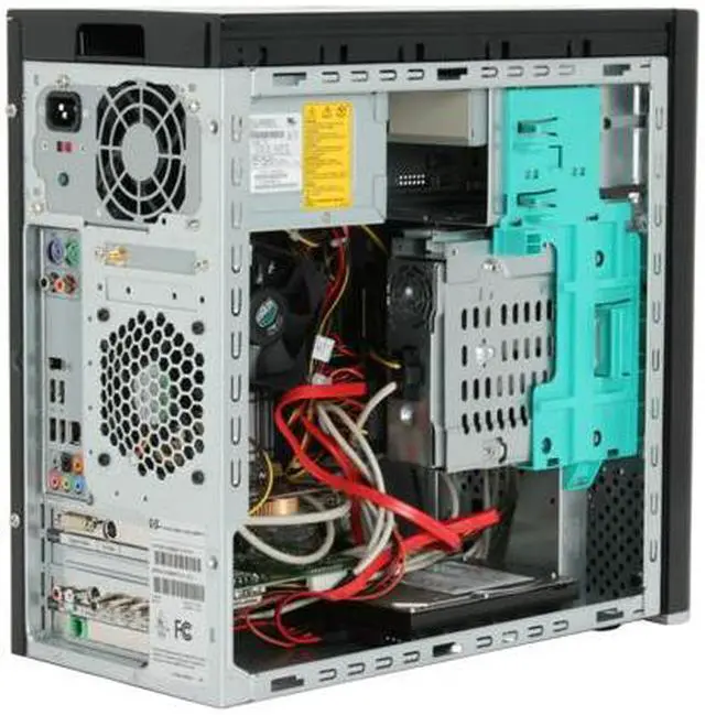 Alt view image 14 of 19 - HP Desktop PC Pavilion M8120N(GC674AA) Intel Core 2 Quad Q6600 3GB DDR2 640GB HDD NVIDIA GeForce 7350LE Windows Vista Home Premium