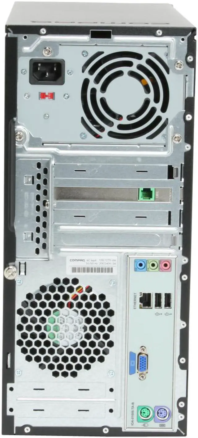 Alt view image 7 of 17 - COMPAQ Desktop PC Presario SR5110NX (GC668AA) 3800+ (2.00 GHz) 512MB DDR2 120GB HDD NVIDIA GeForce 6150 SE Windows Vista Home Basic