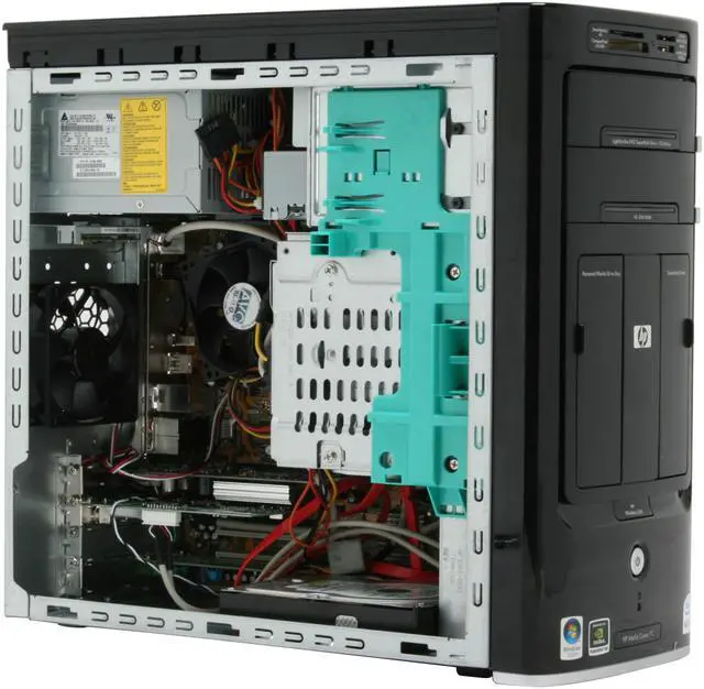 Alt view image 11 of 17 - HP Desktop PC Pavilion m8150n (GC676AA) Intel Core 2 Quad Q6600 3GB DDR2 640GB HDD NVIDIA GeForce 8400 GS Windows Vista Ultimate