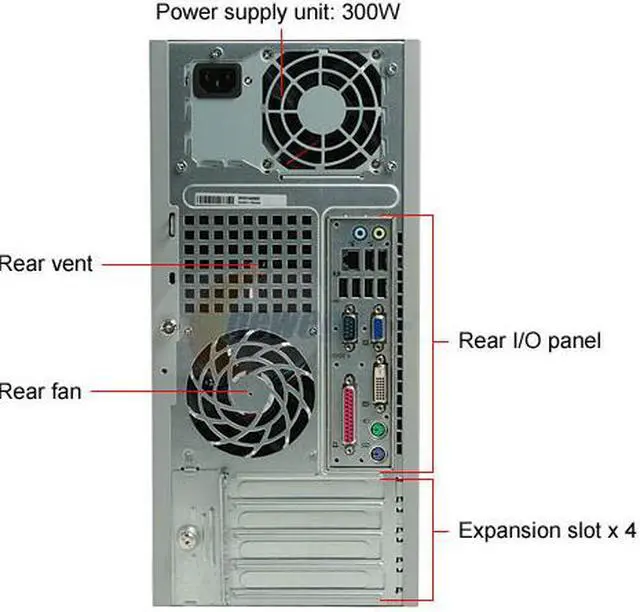 Alt view image 8 of 15 - HP Compaq Desktop PC dc5750 (RT919UT#ABA) 4000+ 2GB DDR2 80GB HDD ATI Radeon Xpress 1150 Integrated Windows XP Professional