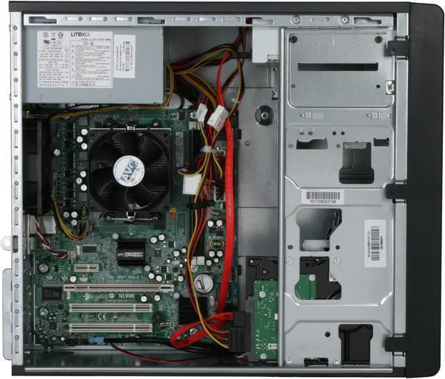 Alt view image 8 of 12 - HP Compaq Desktop PC dx2250(RT878UT#ABA) 3800+ (2.00 GHz) 512MB DDR2 80GB HDD ATI Radeon Xpress 1150 Integrated Windows XP Professional