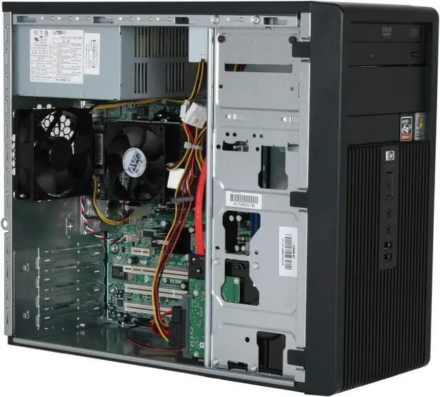Alt view image 9 of 12 - HP Compaq Desktop PC dx2250(RT878UT#ABA) 3800+ (2.00 GHz) 512MB DDR2 80GB HDD ATI Radeon Xpress 1150 Integrated Windows XP Professional