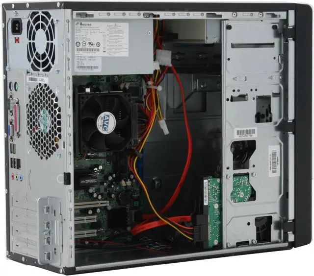 Alt view image 7 of 12 - HP Compaq Desktop PC dx2250(RT875UT#ABA) 3600+ 256MB DDR2 80GB HDD ATI Radeon Xpress 1150 Integrated Windows XP Home