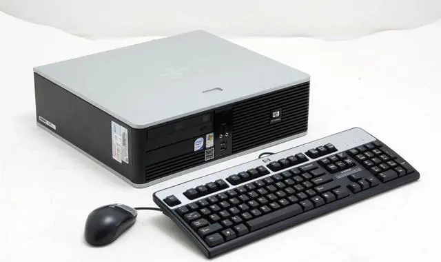 Main image of HP Compaq Desktop PC dc5700(RT990UT#ABA) Intel Pentium E2160 512MB DDR2 80GB HDD Intel GMA 3000 Windows XP Professional