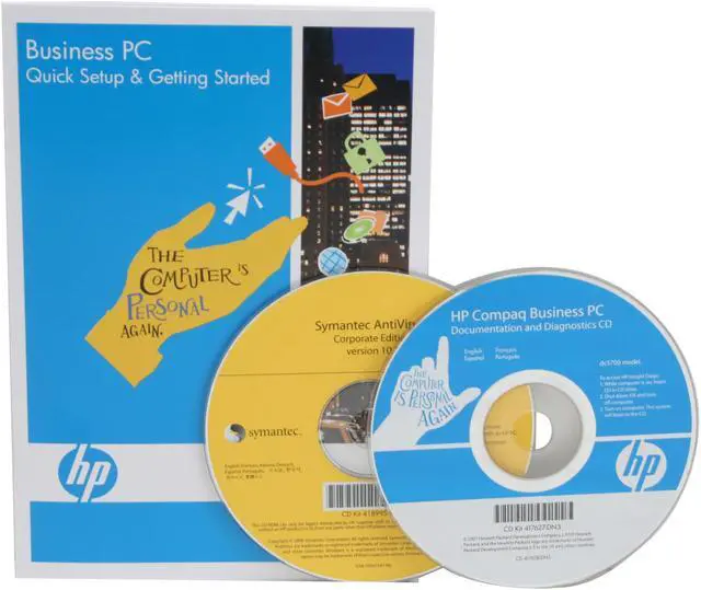 Alt view image 15 of 16 - HP Compaq Desktop PC dc5700(RT990UT#ABA) Intel Pentium E2160 512MB DDR2 80GB HDD Intel GMA 3000 Windows XP Professional
