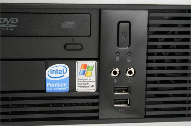Alt view image 7 of 16 - HP Compaq Desktop PC dc5700(RT990UT#ABA) Intel Pentium E2160 512MB DDR2 80GB HDD Intel GMA 3000 Windows XP Professional