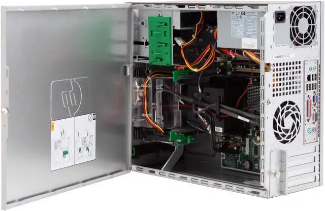 Alt view image 9 of 18 - HP Compaq Desktop PC dc5700(RT999UT#ABA) Intel Pentium E2160 1GB DDR2 80GB HDD Intel GMA 3000 Windows XP Professional
