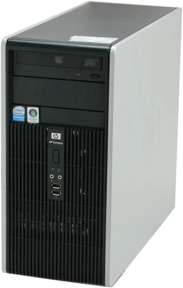 Alt view image 3 of 15 - HP Compaq Desktop PC dc5700(RU002UT#ABA) Intel Pentium E2160 1GB DDR2 80GB HDD Intel GMA 3000 Windows Vista Business