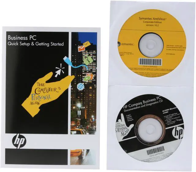 Alt view image 12 of 14 - HP Compaq Desktop PC dx2300(RT977UT#ABA) Intel Pentium E2140 512MB DDR2 80GB HDD Intel GMA 3000 Windows XP Professional