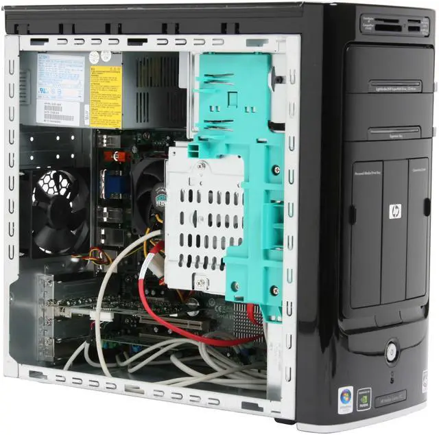 Alt view image 11 of 16 - HP Desktop PC Pavilion M8200N(GN551AA) 6000+ 3GB DDR2 500GB HDD NVIDIA GeForce 6150 SE Windows Vista Home Premium
