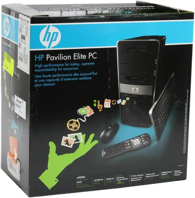 Alt view image 19 of 19 - HP Desktop PC Pavilion M9040N(GN553AA) Intel Core 2 Quad Q6600 3GB DDR2 640GB HDD NVIDIA GeForce 8400 GS Windows Vista Home Premium